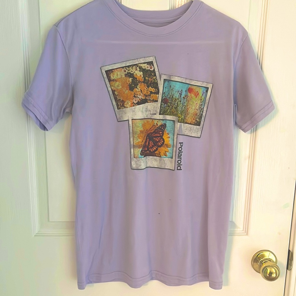 Small/Medium Polaroid Purple Tee